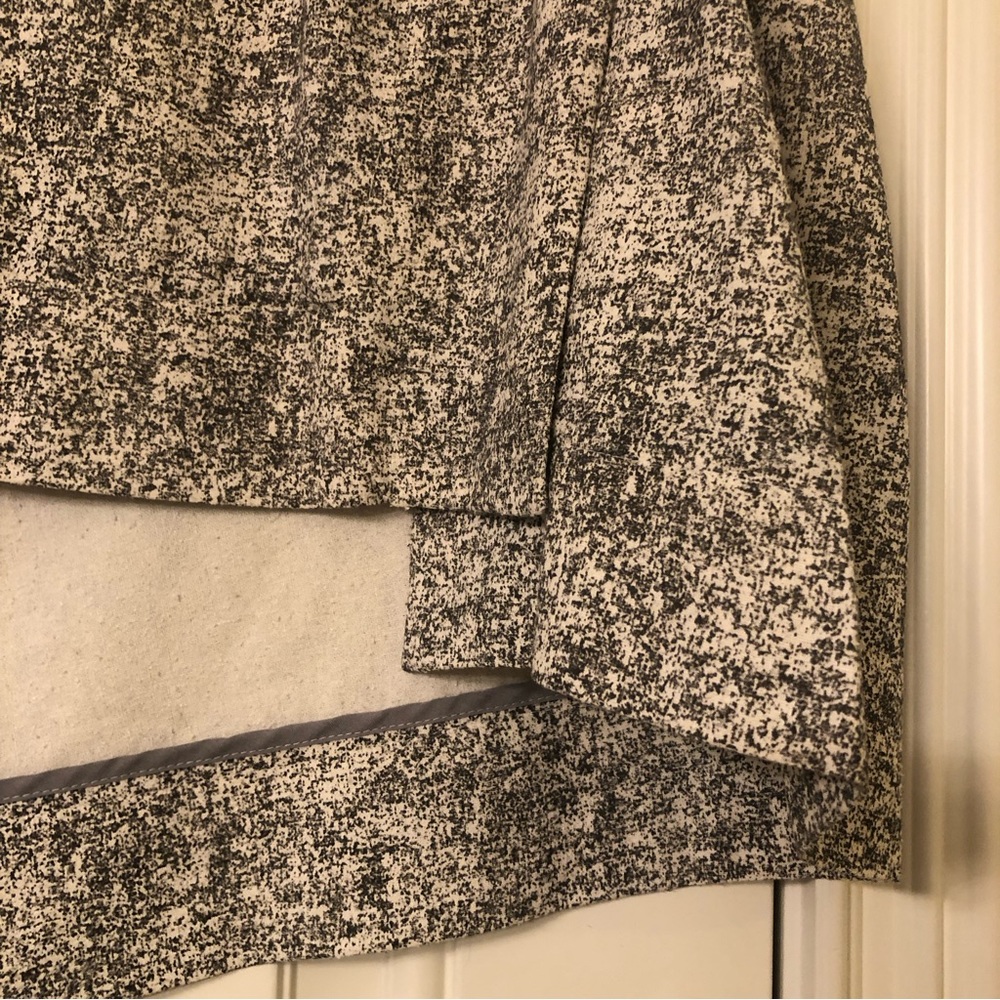 Vivien Westwood Anglomania gray & ivory silk asymmetric skirt- Size L - Picture 5 of 8